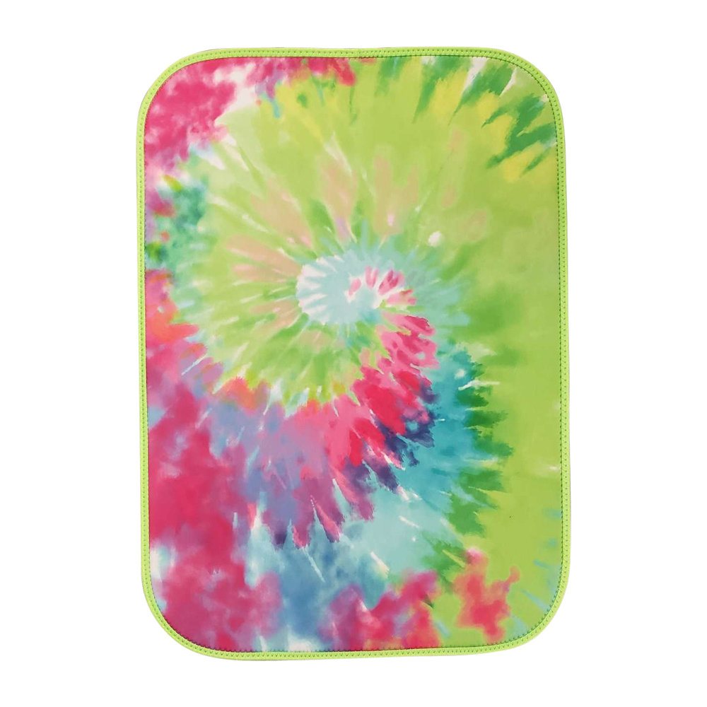 The Coral Palms® Swimsuit Saver Roll-up Neoprene Mat - TIE DYE